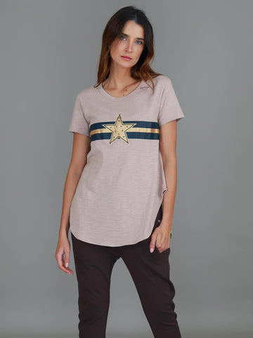 Jill Gold Star T Shirt