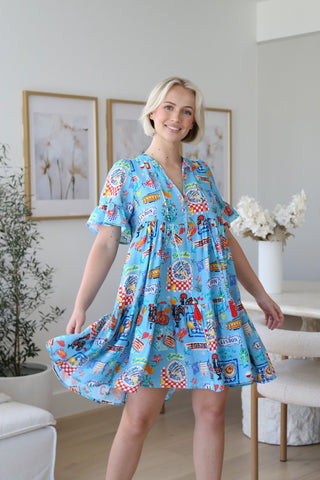 Lisbon Swing Dress
