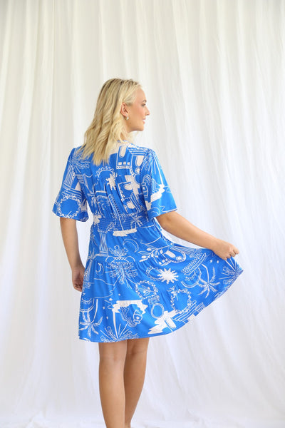 Solstice Button Dress