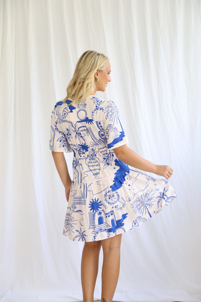 Solstice Button Dress