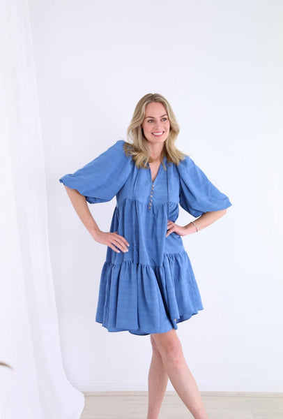 Balloon Sleeve Polly Dress