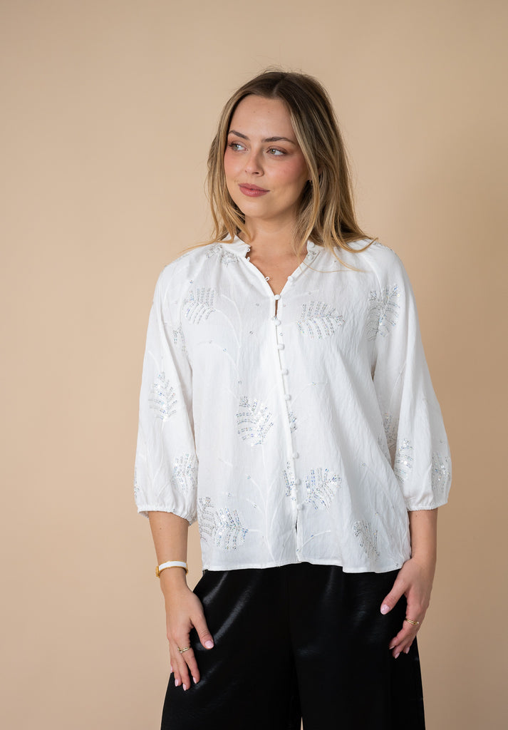 Dazzling Leaf Blouse