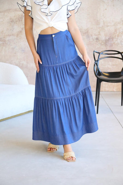 Chambray Skirt