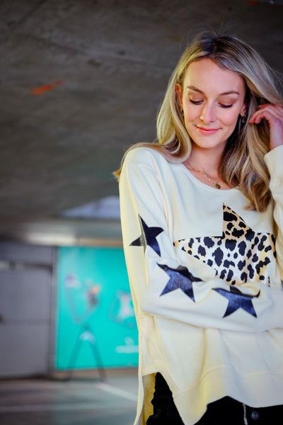 Leopard Star x6 Sweater